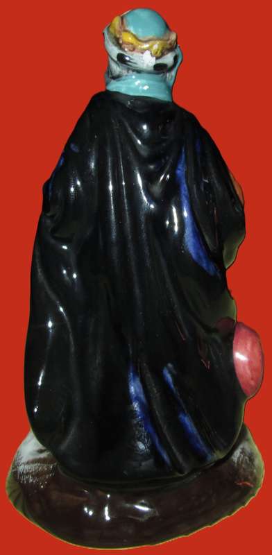 1988 Miniature Royal Doulton Figurine in Box-Good King Wenceslas HN3262-Hand Made and Hand Decorated