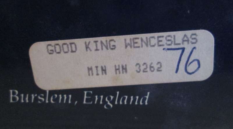 1988 Miniature Royal Doulton Figurine in Box-Good King Wenceslas HN3262-Hand Made and Hand Decorated