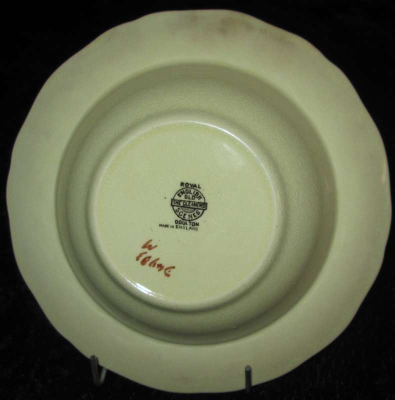 Home Decor-Wall Decor-Royal Doulton Small Bowl-The Gleaners Scenes 1930`s