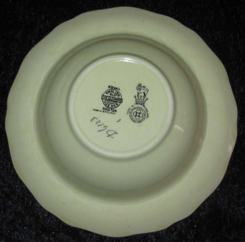 Home Decor-Wall Decor-Royal Doulton Small Bowl-The Gleaners Scenes D6123 1930`s