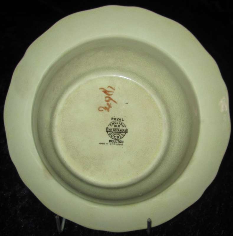 Home Decor-Wall Decor-Royal Doulton Small Bowl-The Gleaners Scenes 1930`s
