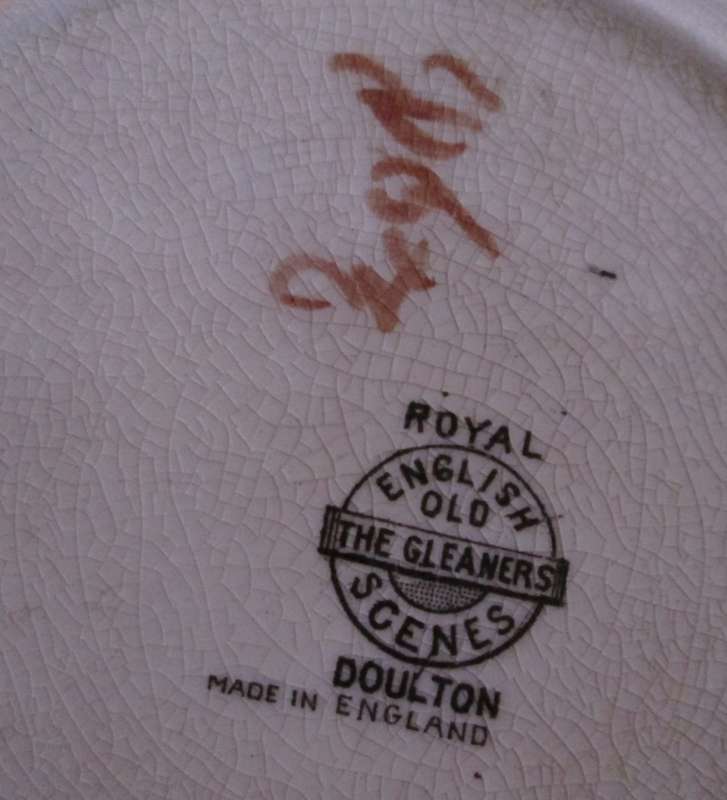 Home Decor-Wall Decor-Royal Doulton Small Bowl-The Gleaners Scenes 1930`s