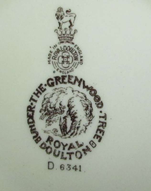 Home Decor-Wall Decor-Royal Doulton Small Bowl-Under the Greenwood Tree D6341