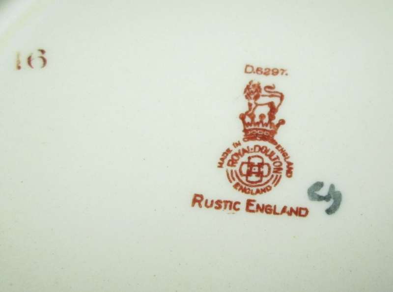 Home Decor-Wall Decor-Royal Doulton Small Bowl-Rustic England D5297