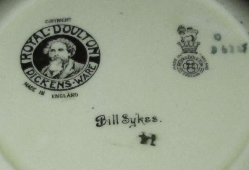 Home Decor-Wall Decor-Royal Doulton Small Bowl-Dickens Ware Bill Sykes