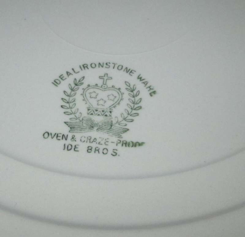 Kitchen Decor-Wall Decor-Ideal Ironstone Ware Plate-Fruit Scene
