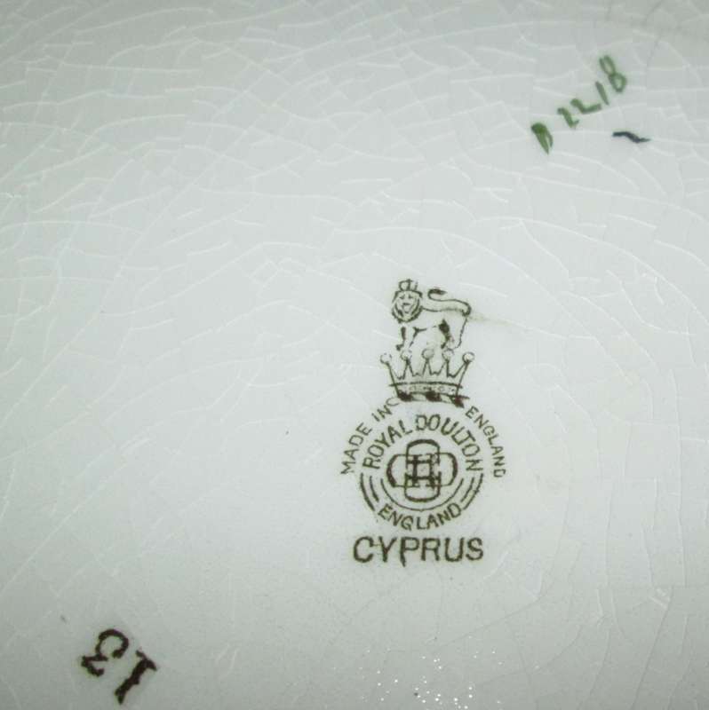 Wall Decor-Royal Doulton Plate-`CYPRUS`