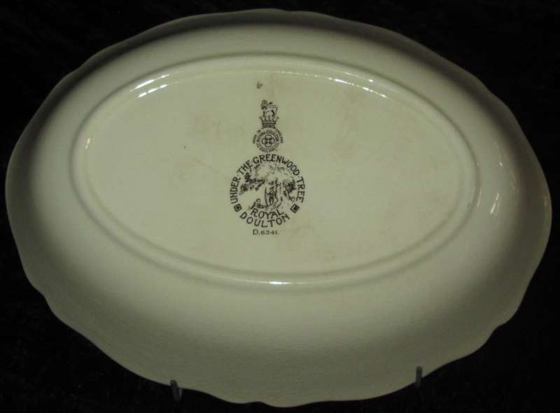 Wall Decor-Royal Doulton Bowl-Under the Greenwood Tree D6341 27cm long