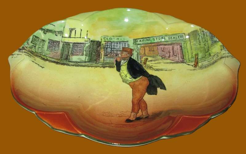 Kitchen Ware-Royal Doulton Bowl-Dickens Ware-Mr. Pickwick D5175 20cm long