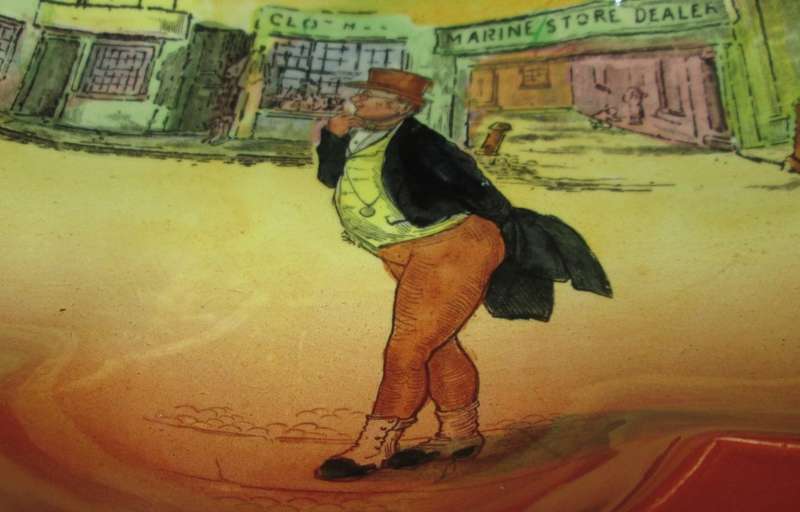 Kitchen Ware-Royal Doulton Bowl-Dickens Ware-Mr. Pickwick D5175 20cm long