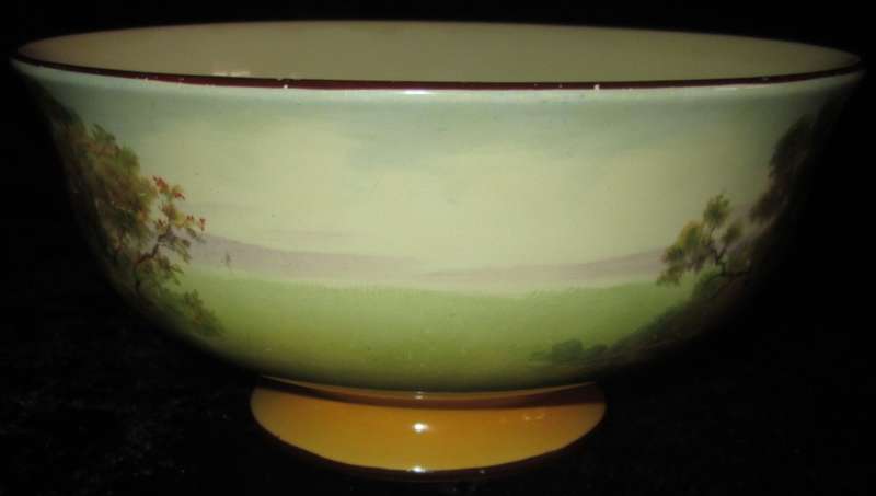 Kitchen Ware-Royal Doulton Footed Bowl-Farmhouse Scenery