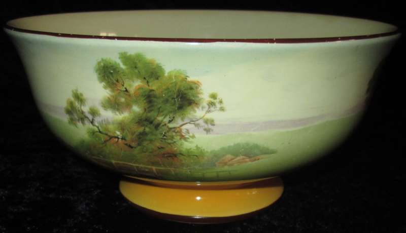 Kitchen Ware-Royal Doulton Footed Bowl-Farmhouse Scenery