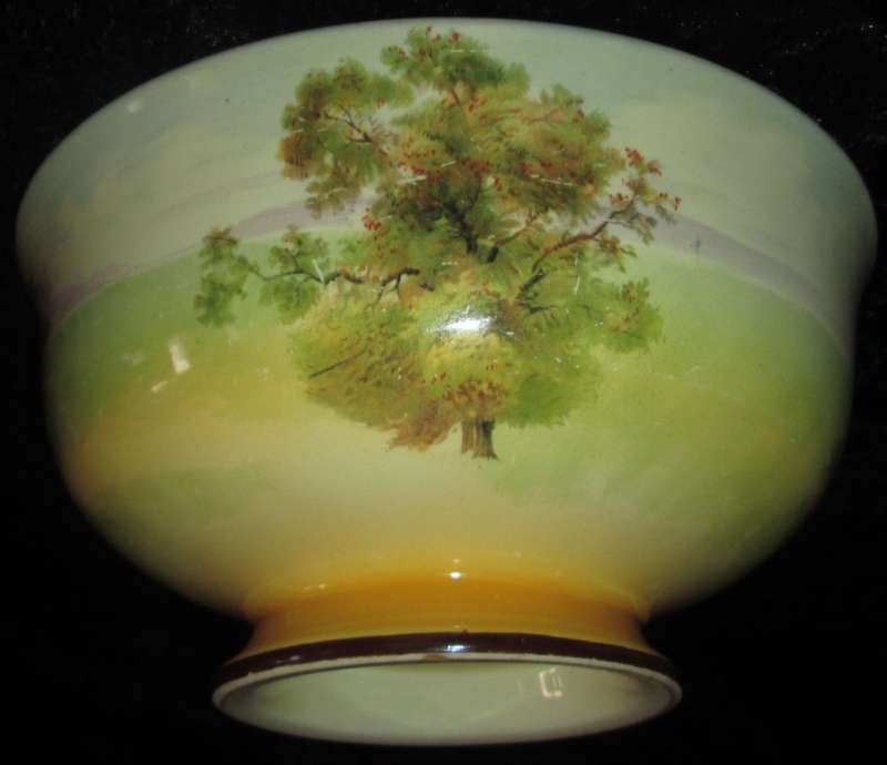 Kitchen Ware-Royal Doulton Footed Bowl-Farmhouse Scenery