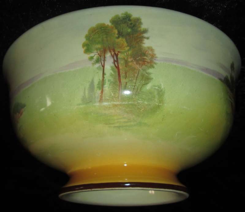 Kitchen Ware-Royal Doulton Footed Bowl-Farmhouse Scenery