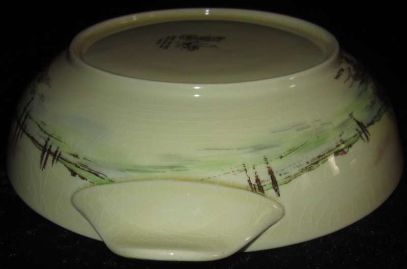Kitchen Ware-Royal Doulton Bowl with tab handles-Home Waters D6434