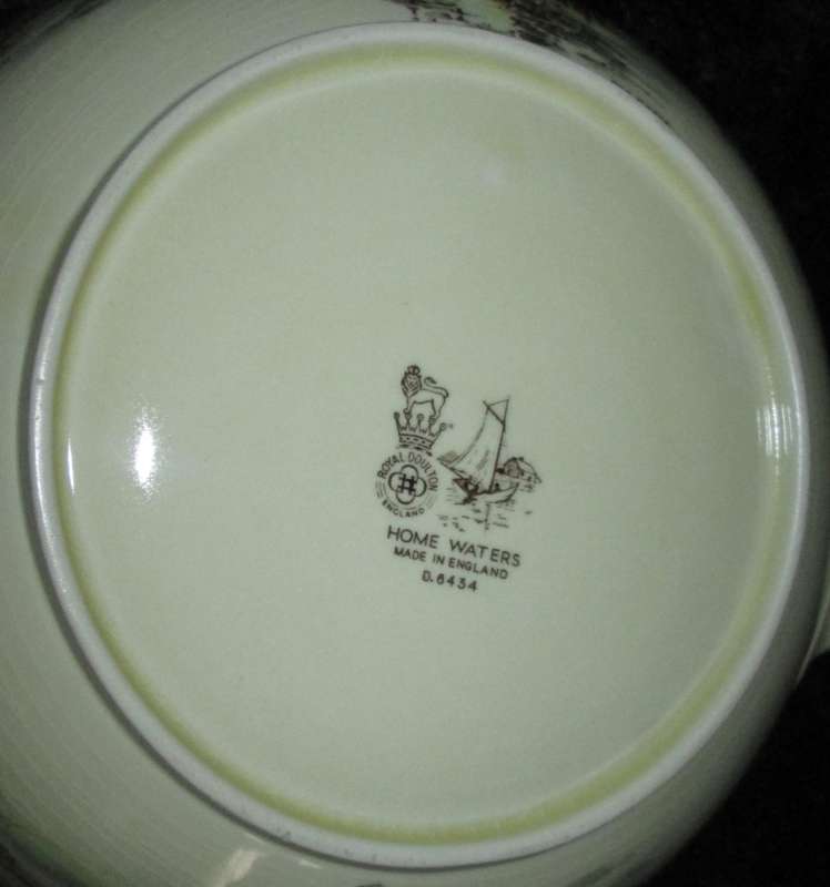 Kitchen Ware-Royal Doulton Bowl with tab handles-Home Waters D6434