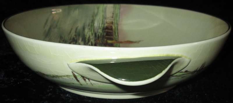 Kitchen Ware-Royal Doulton Bowl with tab handles-Home Waters D6434