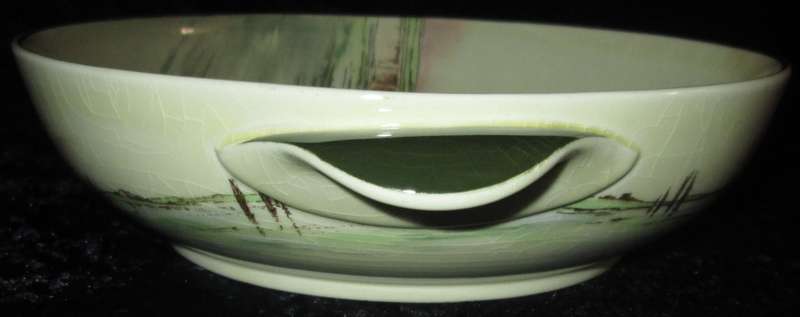 Kitchen Ware-Royal Doulton Bowl with tab handles-Home Waters D6434
