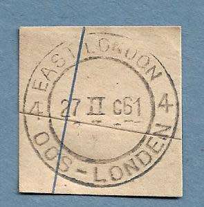 1961-East London 4 Cancel/Postmark/Post Mark