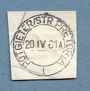 1961-Potgieter Street Pretoria Cancel/Postmark/Post Mark