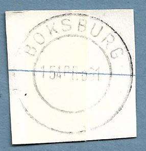 1961-Boksburg Cancel/Postmark/Post Mark
