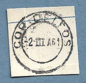 1961-Cor Delfos  Cancel/Postmark/Post Mark