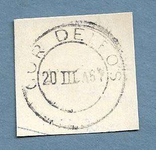 1961-Cor Delfos Cancel/Postmark/Post Mark