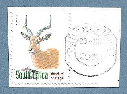 2000-Pietermaritzburg Cancel/Postmark/Post Mark