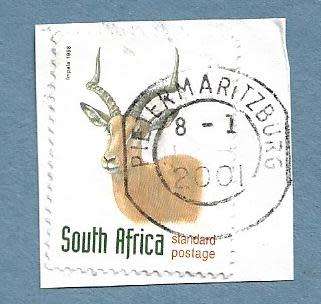 2001-Pietermaritzburg Cancel/Postmark/Post Mark