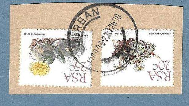 1989-Durban Cancel/Postmark/Post Mark