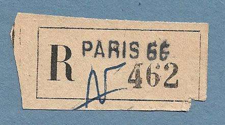 Registration Label-Paris-R 462