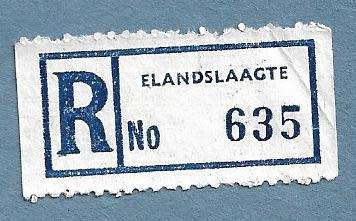 Registration Label-Elandslaagte-R 635