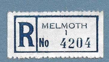 Registration Label-Melmoth 1 -R 4204