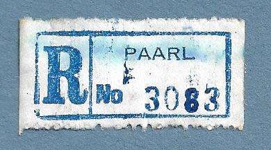 Registration Label-Paarl-R 3083