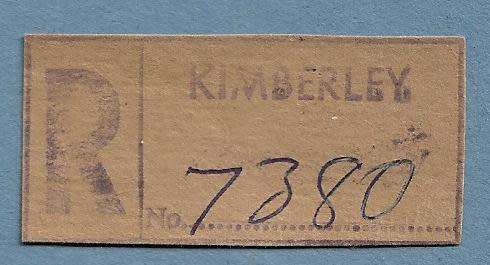 Registration Label-Kimberley-R 7380