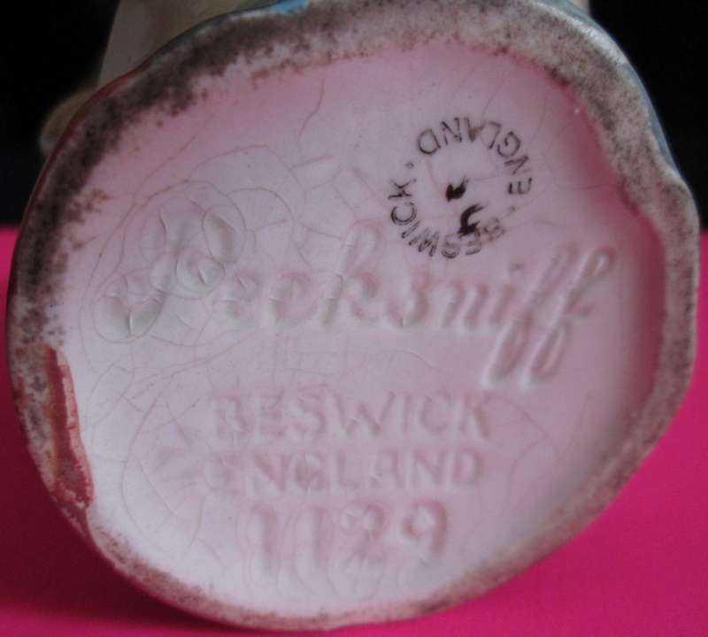Decor- Pecksniff Beswick England Toby Jug - Toothpick holder