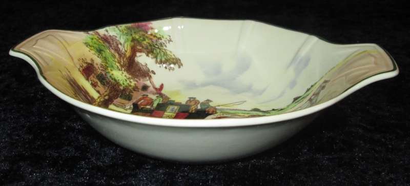 Serving Ware-Royal Doulton Bowl-Old English Coaching Scenes-D6393/8051A