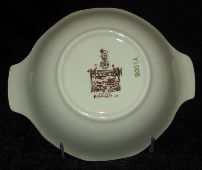 Serving Ware-Royal Doulton Bowl-Old English Coaching Scenes-D6393/8051A