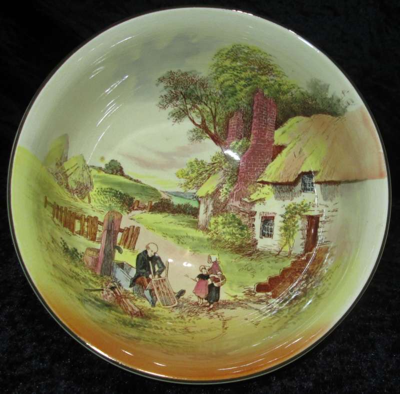Serving Ware-Royal Doulton Footed bowl / pedestal Bowl-Rustic England-D5694/16308/7/8