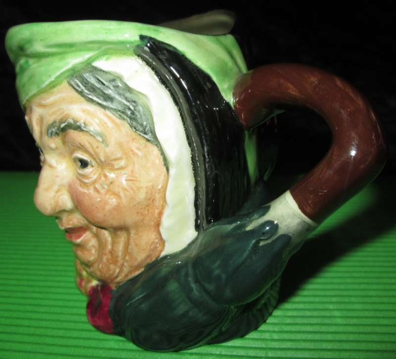 Home Decor-Royal Doulton Toby Jug Sairey Gamp -7.5cm tall