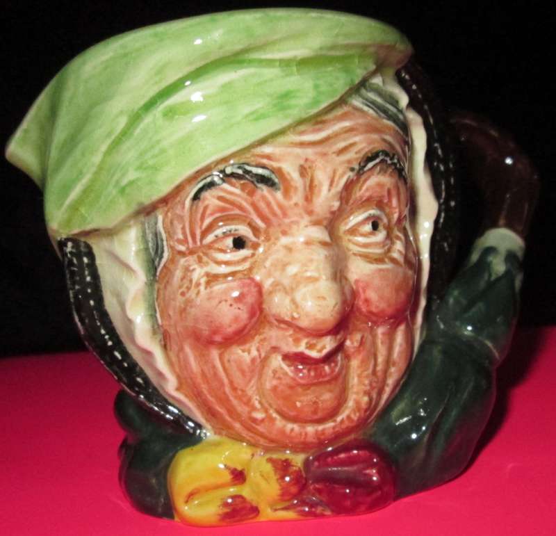 Home Decor-Royal Doulton Toby Jug Sairey Gamp -7.5cm tall
