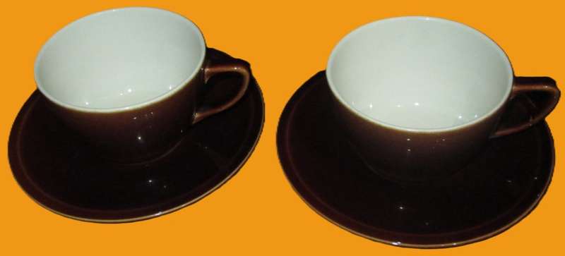 Villeroy & Boch-Luxembourg 2 x Duos. Brown or caramel