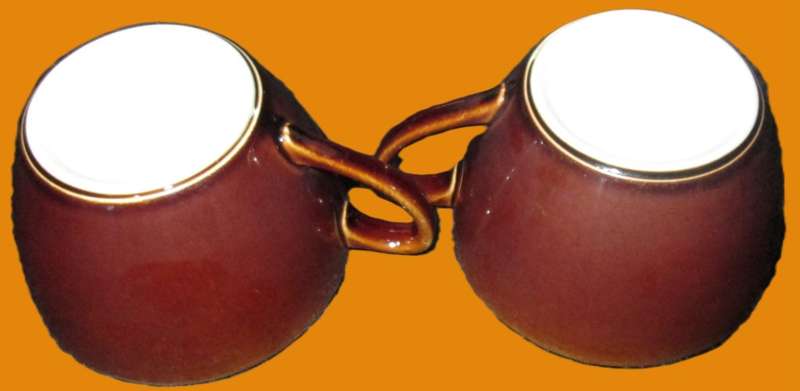 Villeroy & Boch-Luxembourg 2 x Duos. Brown or caramel