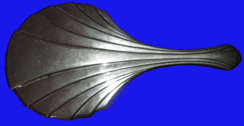 Home & Living-Handheld Mirror. Reasonable heavy. No marking of silver or pewter.