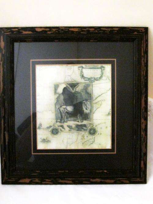 AFRICAN LION PRINT BY  J. COMBS