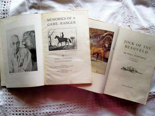 Memories of a Game Ranger - Harry Wolhuter & Jock of the Bushveld- Old Hardcover