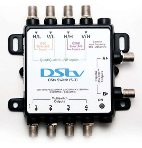 Multiswitch  5-1 for DSTV Explora FREE SHIPPING