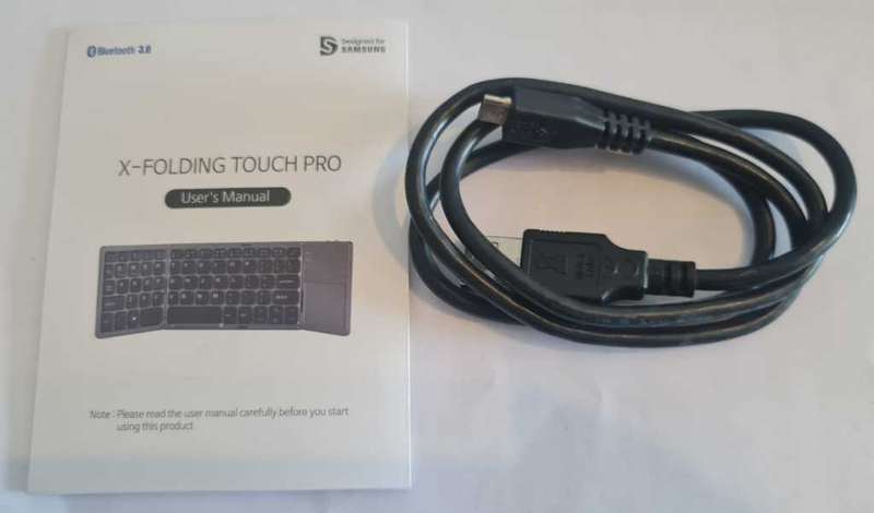Samsung X-Folding Touch Pro Keyboard - Bluetooth