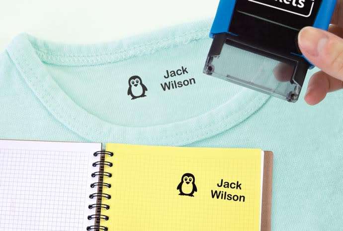 Kids Clothing stamp -  marker textile stamp
