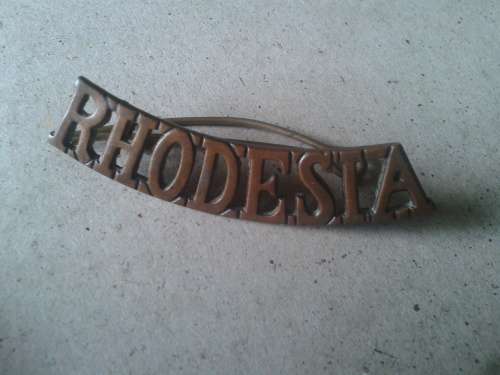 Rhodesia shoulder title, WW11